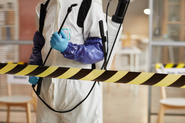 Professional Blood Cleanup technician working in Spokane, WA
